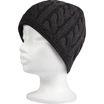Women's knitted hat CORVETTE black
