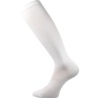 CROMA compression knee socks with silver ions WHITE