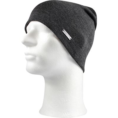 Men's knitted CROWN winter cap GREY