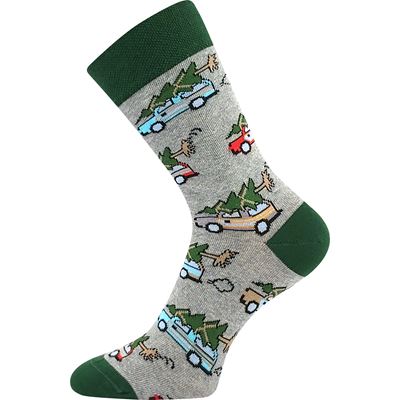 Thin Christmas socks DAMER with CARS
