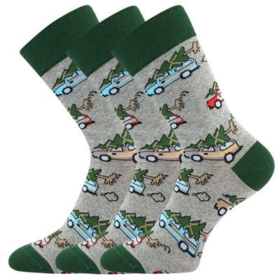 Thin Christmas socks DAMER with CARS