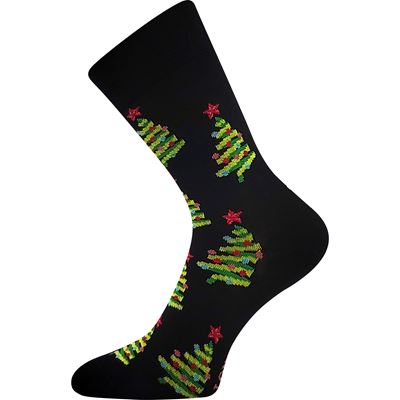 Children's Christmas socks DAMER with pictures of TREES