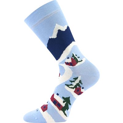 Children's Christmas socks DAMERRYK with MOUNTAINS