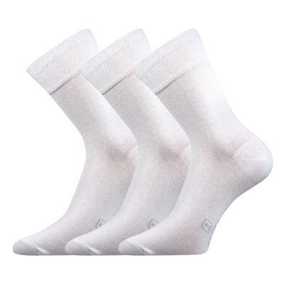 Men's formal socks DASILVER with silver ions WHITE