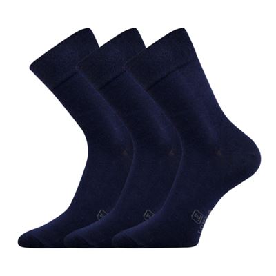 DASILVER men's dress socks with silver ions, DARK BLUE