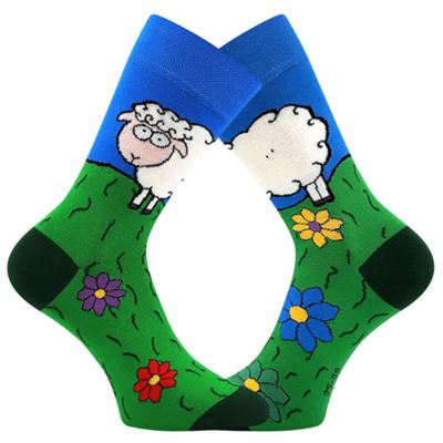 Children's socks DEASTERIK with an Easter motif of SHEEP