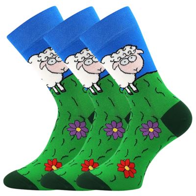 DEASTER picture socks with Easter motif SHEEP