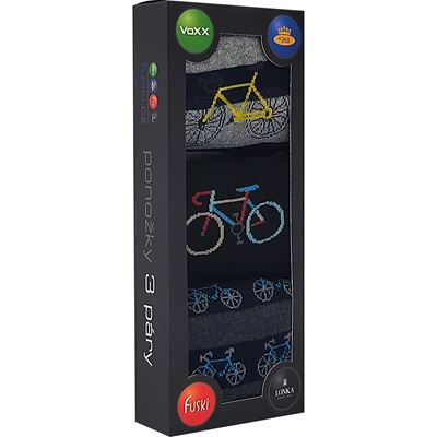 DEBOX picture socks, gift-wrapped MIX BIKE