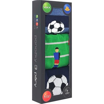 DEBOX picture socks in gift packaging MIX FOOTBALL