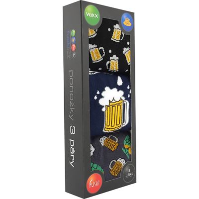 DEBOX picture socks, gift-wrapped MIX BEER