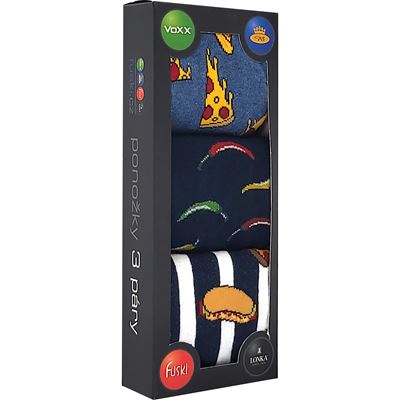 DEBOX picture socks in gift packaging MIX FOOD