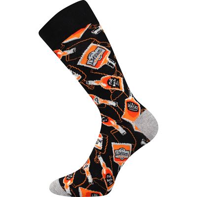 Men's funny socks DEPATE with pictures of KOŘALKY