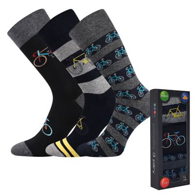 DEBOX picture socks, gift-wrapped MIX BIKE