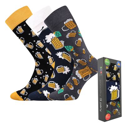 DEBOX picture socks, gift-wrapped MIX BEER