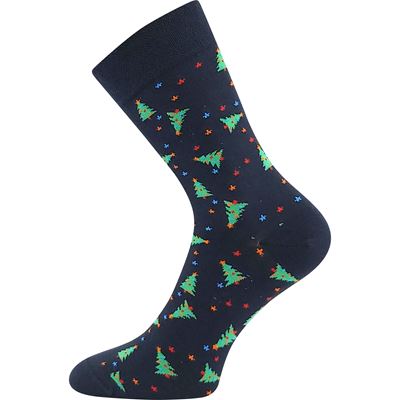 DECHRIS Christmas dress socks with CHRISTMAS TREE designs