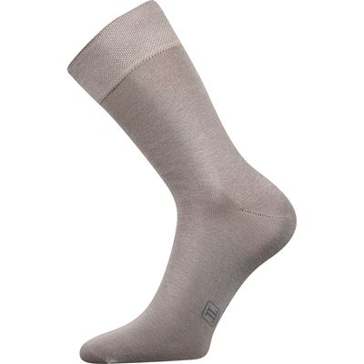 DECOLOR men's dress socks with silver LIGHT GREY