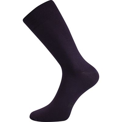 DECOLOR men's formal socks with silver PURPLE