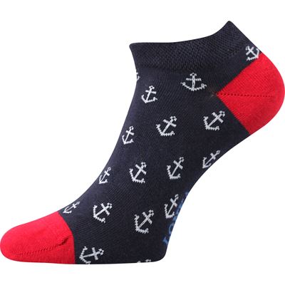 DEDON mix NAVY short summer socks (3 pairs)