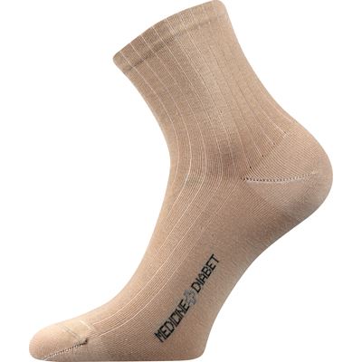 DEMEDIK medicine socks with non-constricting cuff BEIGE