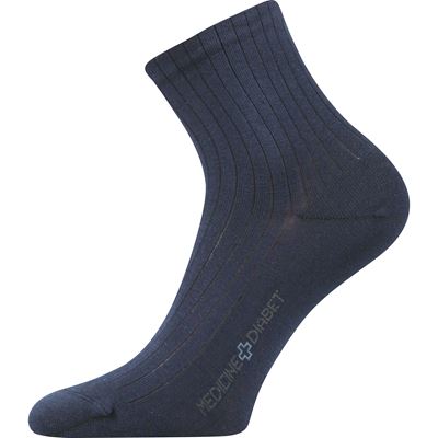 DEMEDIK medicine socks with non-constricting cuff DARK BLUE