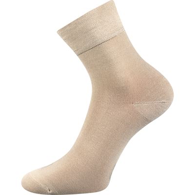 DEMI thin mid-calf bamboo socks, BEIGE