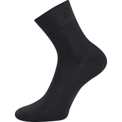 DEMI thin mid-calf bamboo socks, DARK GREY