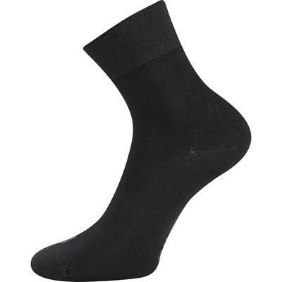 DEMI thin BLACK mid-calf bamboo socks