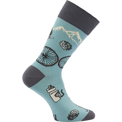 Fun men's DEPATE II socks featuring unique designs: cycling Lonka 127842 3