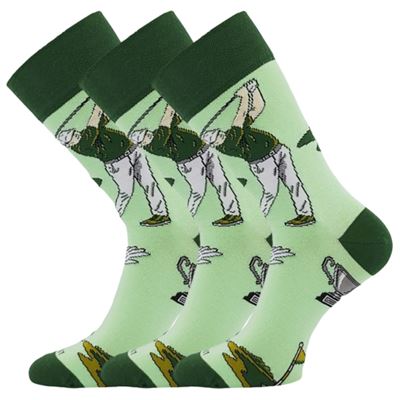 Fun men's DEPATE II socks featuring unique designs: golf Lonka 127844 2