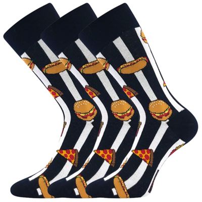 Men's funny socks DEPATE with FOOD pictures