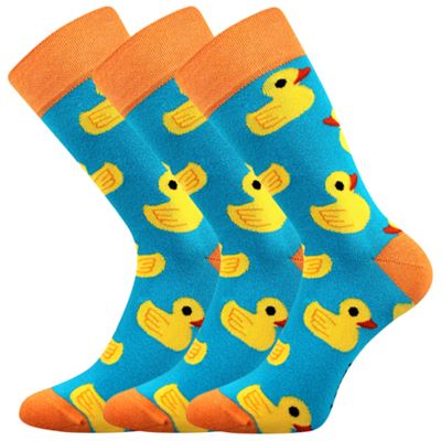 Men's funny socks DEPATE with pictures of DUCKS