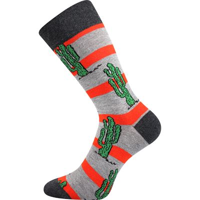 Men's funny DEPATE socks with CACTUS pictures
