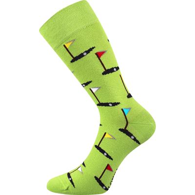 Men's funny socks DEPATE with GOLF pictures