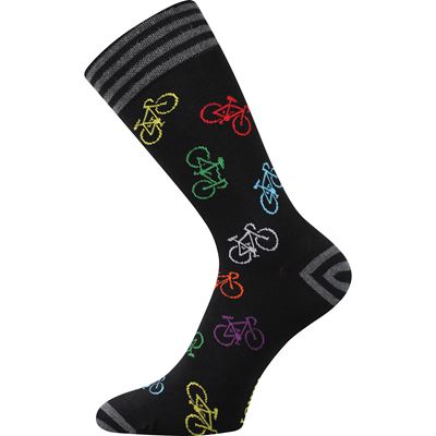 Men's funny socks DEPATE with BIKE pictures