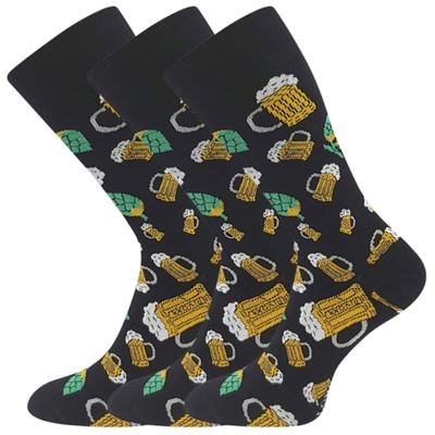Men's funny socks DEPATE with BEER pictures