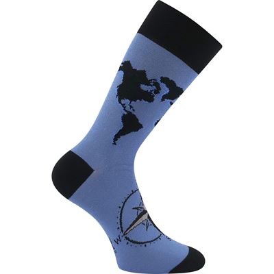 DEPATE picture socks with WORLDS motif Lonka 126862 4