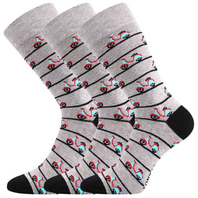 Men's funny socks DEPATE with VESPA pictures