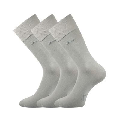 DESILVE cotton socks with silver ions LIGHT GREY