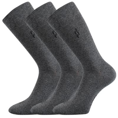 Men's formal socks DESPOK anthracite melange
