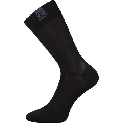 Men's formal socks DESTYLE made of mercerised cotton BLACK