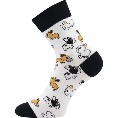 DEVIVE funny dress socks with DOGS pictures