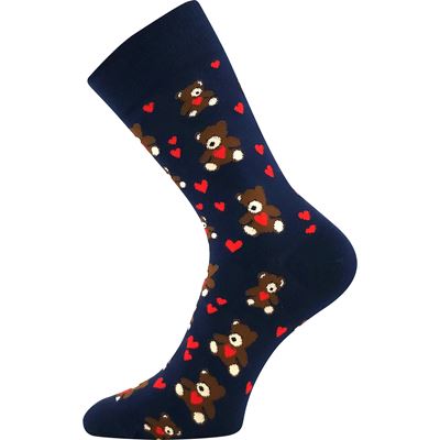 DEVIVE funny dress socks with BEAR pictures