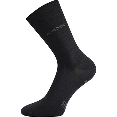 Thin socks made of merino DEWOOL with silver ions BLACK