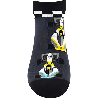 DEWOW colourful socks with FORMULE pictures