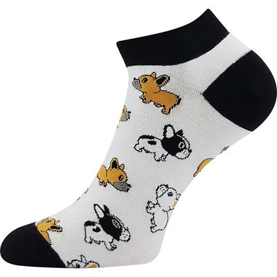 DEWOW colourful socks with DOGS pictures