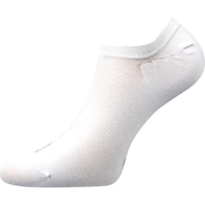 Extra low bamboo socks DEXI white