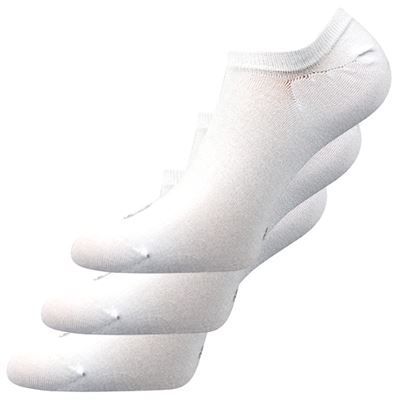 Extra low bamboo socks DEXI white