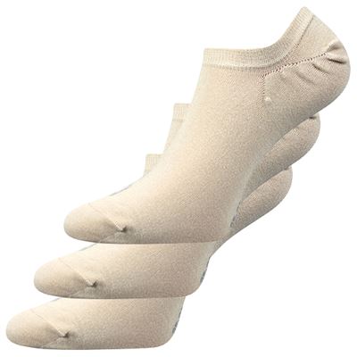 Extra low bamboo socks DEXI beige
