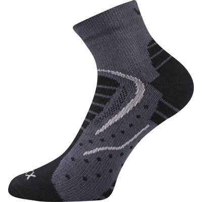DEXTER thin sports socks, dark grey