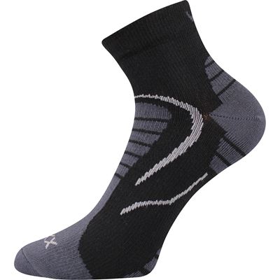 DEXTER thin sports socks, black